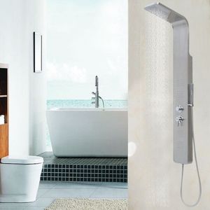 แผงฝักบัวสแตนเลสขนาด 57 นิ้ว พร้อมอุปกรณ์เสริมสำหรับห้องอาบน้ำ - Product Image 1