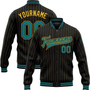 Veste de baseball universitaire unisexe personnalisée, style streetwear, à rayures sublimées, coupe-vent, écologique, pour sports d'hiver - Product Image 4