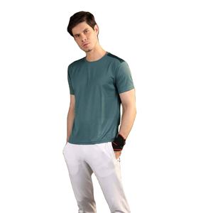 Usine OEM/ODM directe, nouveau t-shirt pour homme 2026, coupe ajustée, col rond, manches courtes, t-shirt de sport pour la salle de sport, avec tailles personnalisées - Product Image 1