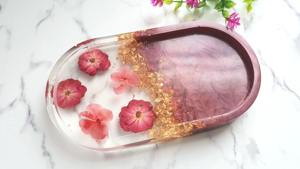 Plateau en résine néon fluorescent pour la décoration moderne des boîtes de nuit et des bars, plateau de service en gros, fournitures artistiques - Product Image 5