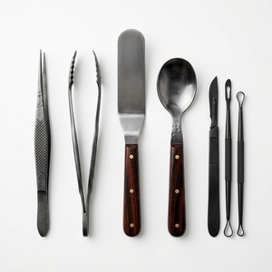Ensemble d'outils de présentation alimentaire professionnels en acier inoxydable pour chefs professionnels, kit de présentation pour restaurant et cuisine - Product Image 2