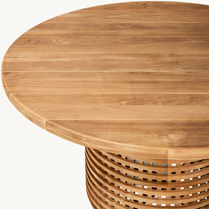 Mesa circular más vendida, ideal para restaurantes, con una forma estética moderna, hecha de madera seleccionada. - Product Image 2