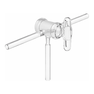 Válvula de Cierre Manual de 3 Vías con Conexión en T para Alto Vacío, para Experimentos de Laboratorio - Product Image 2