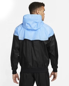Conjunto Deportivo de Invierno para Hombre, Chaqueta Cortavientos con Capucha y Pantalones Jogger, Estampado Sólido, Logotipo Personalizado, Ropa Deportiva para Correr - Product Image 4
