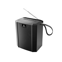 LN1316BT Enceinte solaire rétro en fer forgé, haut volume, radio FM extérieure avec antenne, vente en gros