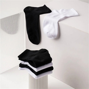 Premium Cotton Crew <b>Socks</b> for Men Women <b>Winter</b> Knitted Custom Logo Youth Children Breathable Cushioned Everyday Athletic Comfort - Product Image 3
