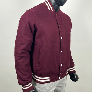 Blousons universitaires de baseball en gros, personnalisables avec logo, en laine, style Letterman, pour homme, style urbain, pour l'hiver - Product Image 4