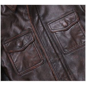 Blouson de moto en cuir personnalisé avec logo OEM, fermeture éclair, court, en laine tissée, coupe-vent, imperméable, streetwear, vêtement d'extérieur - Product Image 4