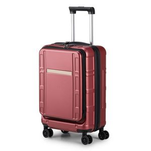 Valigia da cabina in alluminio da 20 pollici con scomparto frontale, doppie ruote girevoli, lucchetto TSA e approvata per il trasporto aereo - Product Image 6