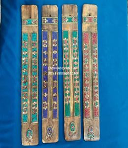 เตาเผาเครื่องหอมไม้แกะสลักลายหิน งานฝีมือหอมละมุน ทำด้วยมือ 100% ธรรมชาติ ดีไซน์หลากหลาย สไตล์อินเดีย-ทิเบต - Product Image 1