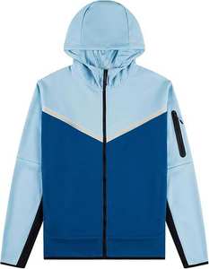 Último Diseño en Conjuntos Deportivos para Hombre, Otoño, 100% Algodón, con Capucha, Ligeros, Casuales, de Felpa Técnica, con Cierre, Ropa Deportiva - Product Image 3