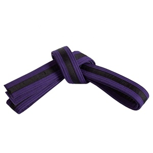Ceintures de Taekwondo personnalisées de haute qualité pour arts martiaux pour BJJ karaté Judo Jiu-Jitsu Sports en coton et polyester - Product Image 1
