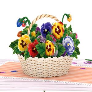 กล่องดอกไม้ขนาดเล็ก การ์ดป๊อปอัพ 3 มิติ พร้อมซองจดหมาย สำหรับเป็นของขวัญ การ์ดอวยพรทำมือ งานฝีมือกระดาษ การ์ดอวยพร 3 มิติ สำหรับตกแต่ง - Product Image 2