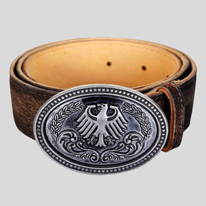 Ceinture en cuir pour Lederhosen, ceinture en cuir pour Lederhose, ceinture en cuir authentique bavaroise pour Oktoberfest, pour hommes et femmes. - Product Image 1
