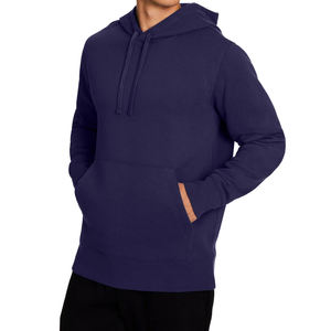 Sweat à capuche d'hiver épais en molleton de coton 180g, avec logo brodé personnalisé, doublé, anti-rétrécissement, pour hommes, vente en gros, impression en relief tissée - Product Image 4
