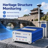 Récepteur GNSS RTK certifié IP68, système base-rover multifréquence haute précision, température de fonctionnement de -40 à 75°C, 4G/WiFi/Bluetooth