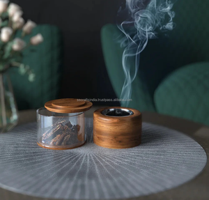 เครื่องเผาไม้อะคริลิคและไม้แบบดั้งเดิมเครื่องหอมสำหรับตกแต่งบ้านจากอินเดีย - Product Image 2
