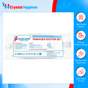 Ensemble de poignées d'aspiration Yankauer à pointe couronne Star-Lumen non pliables, qualité standard, pour usage hospitalier général - Product Image 4