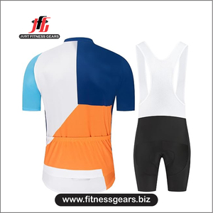 ชุดยูนิฟอร์มปั่นจักรยานแบบไม่มีแขน JUST FITNESS GEARS ผลิตจากผ้าสแปนเด็กซ์/โพลีเอสเตอร์คุณภาพสูง 100% แห้งเร็ว พิมพ์ลายแบบซับลิเมชั่น สำหรับผู้ใหญ่ | - Product Image 6