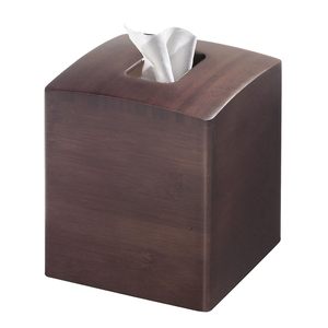 Portapañuelos Cuadrado Dorado de Metal de Buena Calidad, Organizador de Servilletas de Mesa, Dispensador Ecológico Hecho a Mano, Moderno - Product Image 2