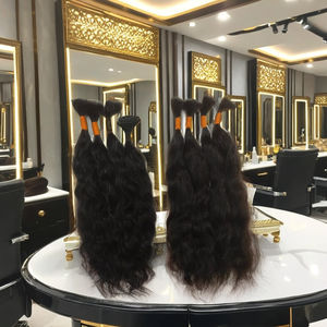 Cheveux bruts alignés sur les cuticules, fournisseurs de cheveux humains ondulés de qualité 12A, cheveux bruts alignés sur les cuticules, cheveux vierges non transformés, vente en gros en vrac - Product Image 1