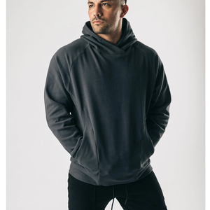 Sweat-shirts à capuche épais pour hommes, style streetwear, personnalisables avec logo d'usine - Product Image 1