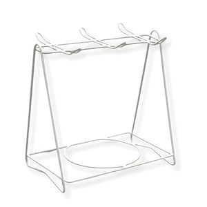 Estante Metálico de Doble Nivel para Tazas con Almacenamiento para Platos, Soporte Minimalista para Vajilla de Cocina, Diseño Apilable de Tipo Vertical - Product Image 2
