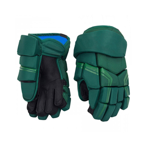 Gants de hockey sur glace Premium Harry Johnson avec fermeture auto-agrippante, coques synthétiques durables, en cuir, conçus pour une protection ultime - Product Image 2