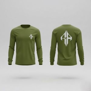 Camiseta de Manga Larga para Hombre, Calidad Premium 2026, Cuello Redondo, 100% Algodón, Estilo Casual Personalizado a Medida, Talla Grande, RIVIAN ATLANTIC - Product Image 1