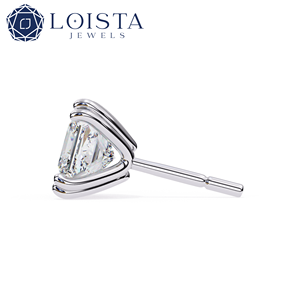 Bijoux en diamants certifiés IGI luxueux, or véritable 18 carats, diamants cultivés en laboratoire, boucles d'oreilles rondes pour femmes - Product Image 3