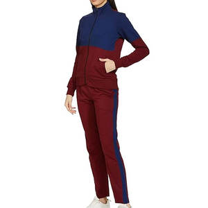 Plain Color Women Tracksuit Street Wear New Arrival Women Track Suit for Adult Custom Casual 100% Cotton Women Tracksuit - Product Image 1
