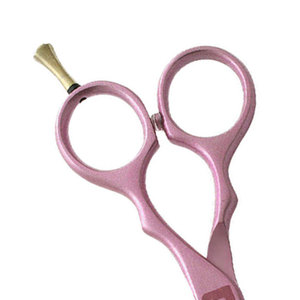 Fabrication de qualité supérieure de ciseaux de coiffure légers de conception allemande, couleur rose pastel, et ciseaux de barbier de GERVET. - Product Image 4