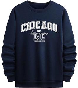 Sudadera de algodón cómoda para hombre, de manga larga, con cuello y hombros caídos, estampada, de la marca OEM, la más vendida, procedente de Bangladesh. - Product Image 4