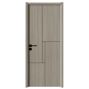 Porte intérieure moderne en PVC à ouverture coulissante pour appartements et chambres, avec finition MDF à rétention de couleur parfaite et design résistant à l'eau – Meilleure vente - Product Image 1
