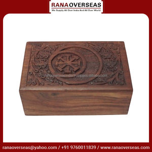 Hot <b>Sale</b> High Quality Eco-Friendly Modern Decorative <b>Wooden</b> Jewelry Box Amazing Hand <b>Carvings</b> Jewelry Organizer Keepsake Box - Product Image 3