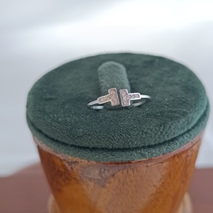 925 <b>Sterling</b> <b>Silver</b> Cubic Zirconia Round Geometric Open Minimalist <b>Adjustable</b> Women Trendy Fashion <b>Ring</b> Gift Daily Wear Jewelry - Product Image 2