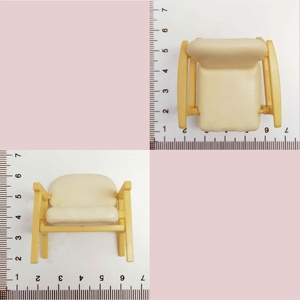 Sillón para casa de muñecas a escala 1/12, diseño elegante en miniatura, perfectamente escalonado para decoración - Product Image 6