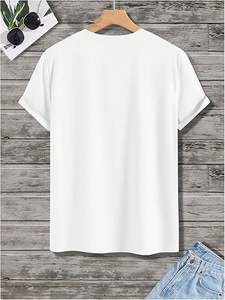 Camisetas Gráficas para Hombre, Estampado Floral, Manga Corta, Cuello Redondo, Camiseta Vintage, Camiseta Informal de Verano - Product Image 2