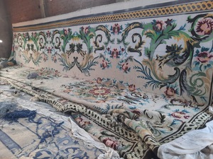 Alfombra de Diseño Hecha a Mano, Alfombra Roja con Mechones, Lana Premium, Acabado Suave, Decoración para Sala de Estar y Dormitorio - Product Image 6