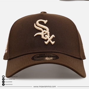 Casquette de baseball unisexe Mawra, nouveau design, marron, 6 panneaux, ajustée, en sergé de coton, avec logo brodé, motif léopard, respirante et imperméable - Product Image 5