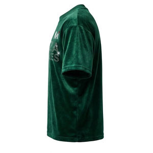 Camiseta Oversize de Algodón Larga con Dobladillo Curvo Estilo Hip Hop para Hombre - Moda Urbana de Verano para Combinar en Capas - Product Image 5