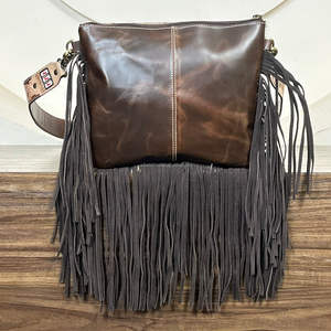 Sac à bandoulière en cuir véritable fait main, style western, pour femme, vente en gros d'usine - Product Image 5