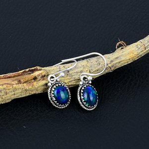 Fashion Jewelry Trendy Wedding Gift Black Ethiopian <b>Opal</b> Drop 925 Sterling Silver 3A Grade Nickel-Free Minimalist Designer - Product Image 3