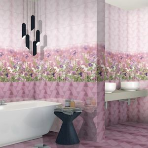 Azulejo de pared cerámico blanco brillante de 300x600, superficie elegante y minimalista, ideal para interiores de oficinas, edificios comerciales, tamaño grande - Product Image 3