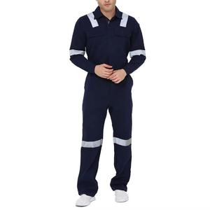 Lightweight Cotton & Poly Cotton Hi Vis Work Coverall Boilersuit Reflective <b>Waterproof</b> Safety Industrial Workwear Uniform - Product Image 1