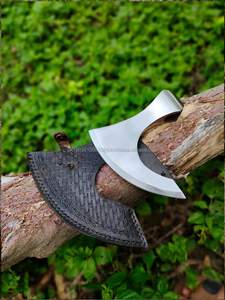 Hache de camping Viking forgée en acier à haute teneur en carbone, lame de hache à manche en bois massif, vente en gros, ODM, personnalisation - Product Image 5