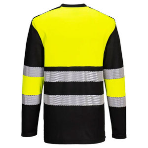 T-shirts de sécurité haute visibilité pour le travail, vêtements de travail bicolores, chemises de sécurité à manches longues pour ingénieurs de la construction - Product Image 6