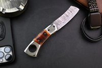 Cortador de Cigarros de Acero Inoxidable Hecho a Mano, con Mango de Cuerno de Búfalo, en Oferta