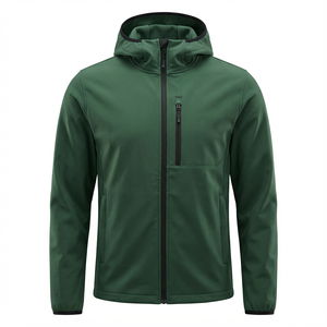 Men Coated Stand Collar Softshell <b>Canvas</b> Casual Solid Winter Windproof Breathable Reversible Anti-UV Eco-Friendly <b>Jacket</b> - Product Image 4
