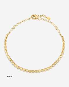 Diamond Tennis <b>Bracelets</b> Round Lab Grown 14K <b>Solid</b> Gold Bezel Set 2.5mm Minimalist Stacking Everyday Luxury Jewelry Manufacture - Product Image 5